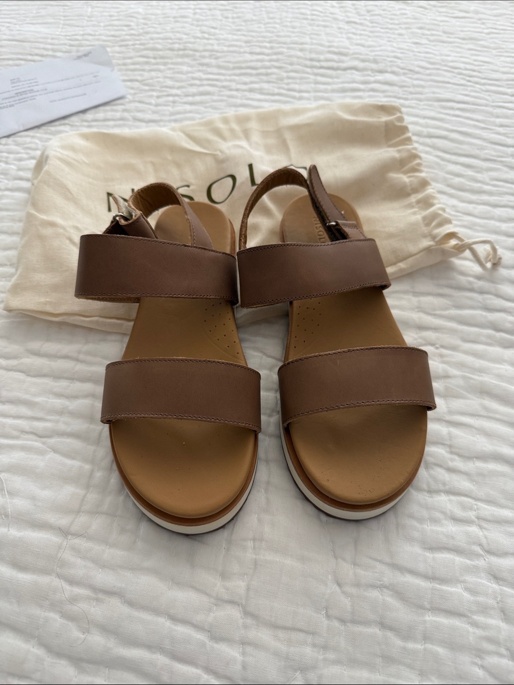 Brand new sandals